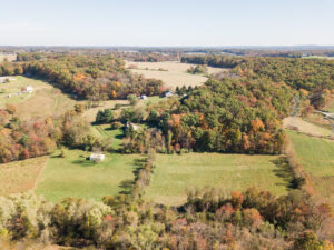 Aerial image of Caroline County, MD showcasing its natural beauty
